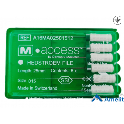Інструмент ручний H-File M-Access №15, 25 мм (Dentsply Sirona), 6 шт./пак.